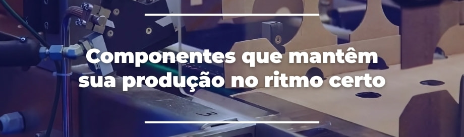 Linha de produção de caixas de papelão com componentes industriais para aplicadores de cola